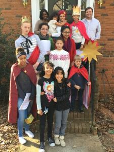 Sternsinger 2015 outside