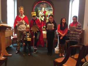 Sternsinger recpeption in Church