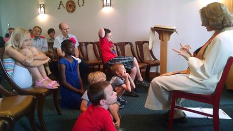 German church Children's moment