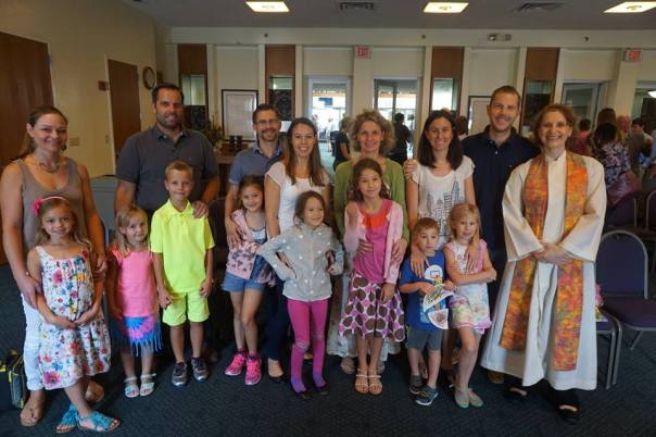 First Communion families